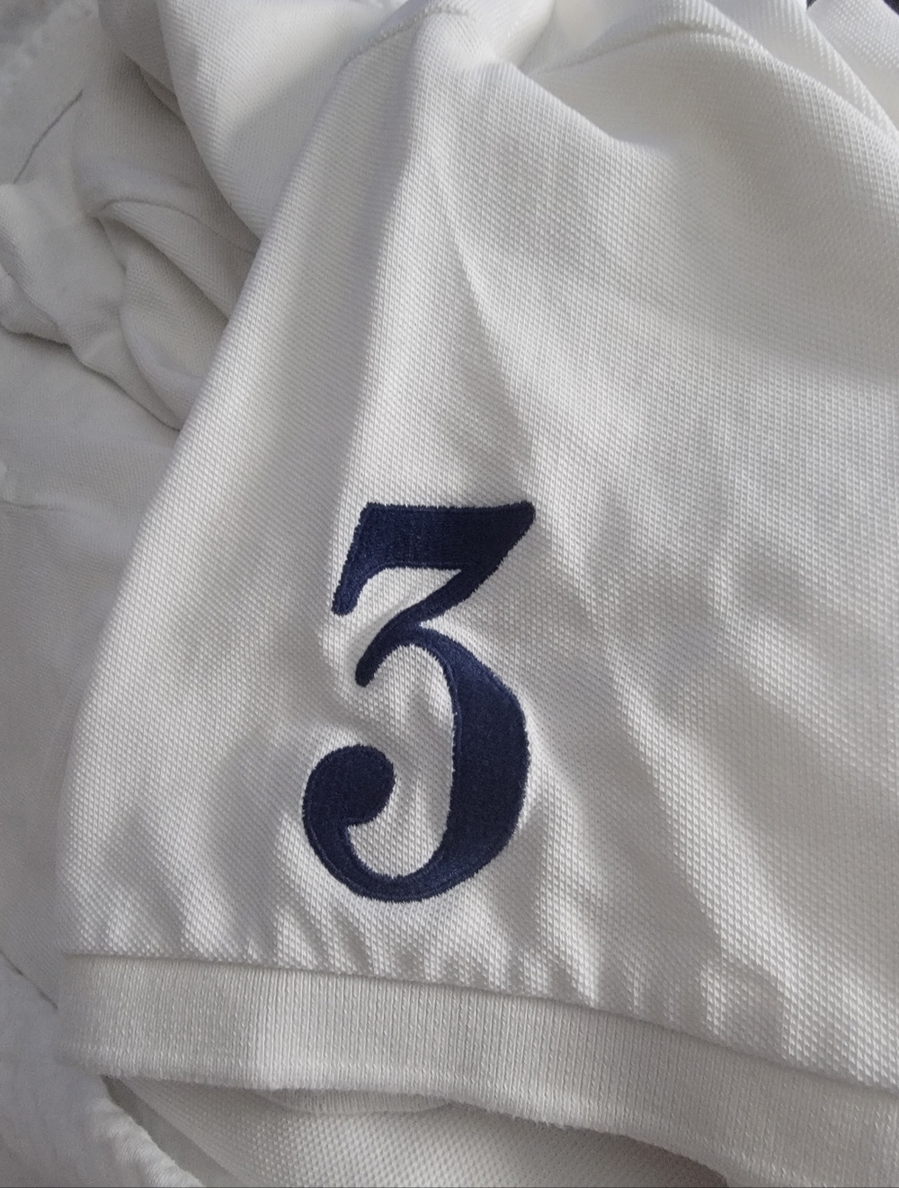 🆕️🏇RALPH LAUREN MESH POLO BIG PONY LOGO Classic Slim Fit, XL - Wht/Blue - Picture 7 of 7